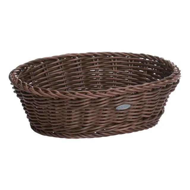 westmark-saleen-2038918-corbeille-ovale-marron-25-5-x-19-x-8-cm-vannerie-artisan image 1