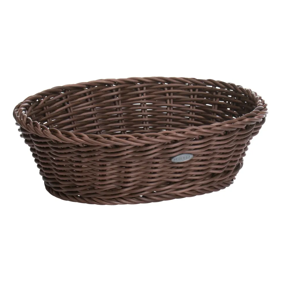 westmark-saleen-2038918-corbeille-ovale-marron-25-5-x-19-x-8-cm-vannerie-artisan image 1