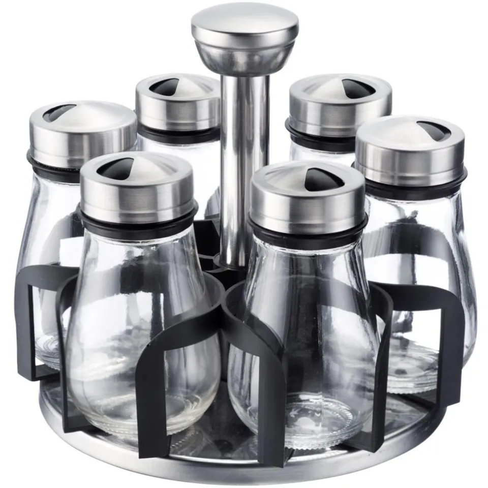 westmark-organisateur-d-pices-lisbon-carrousel-rotatif-360-avec-7-shakers-pices- image 1
