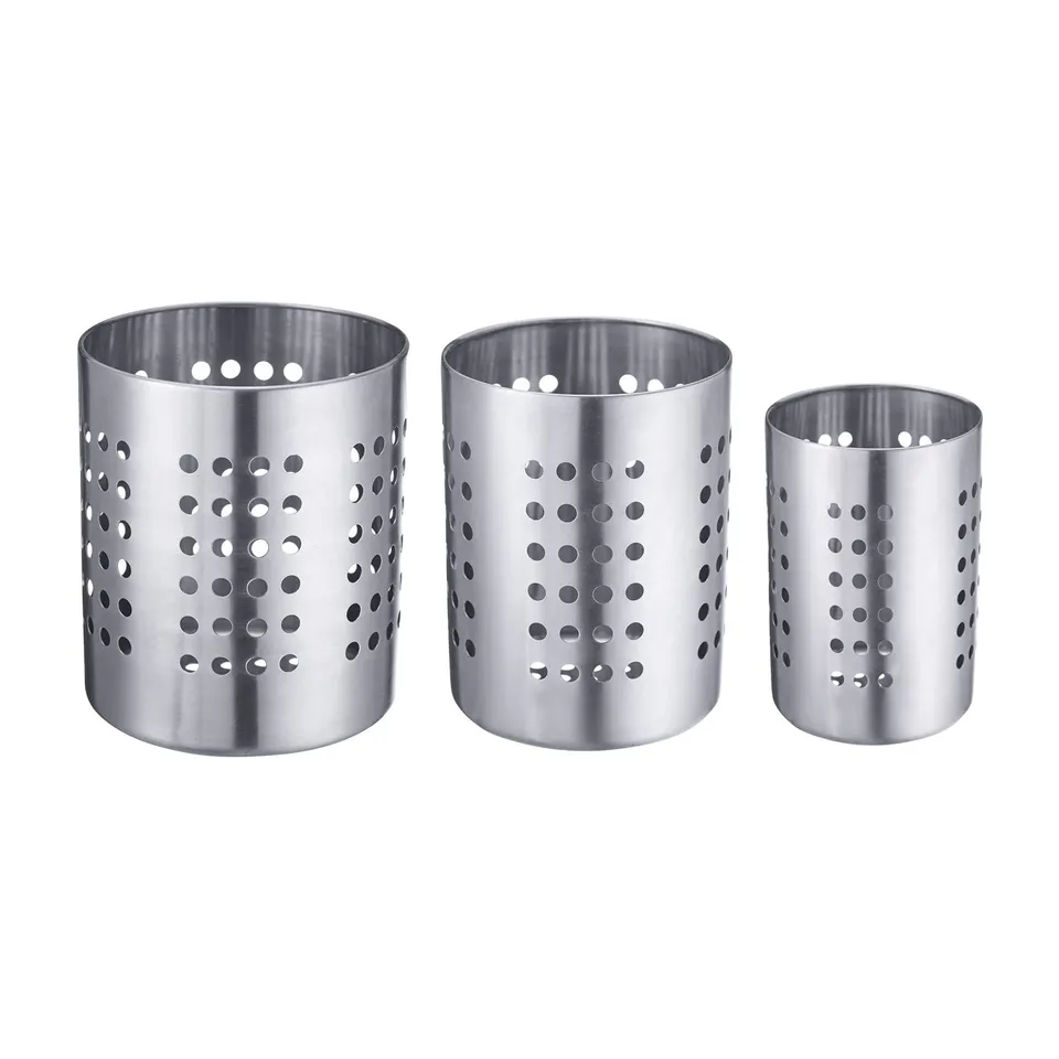 westmark-690222e6-lot-de-3-paniers-couverts-ronds-en-acier-inoxydable-argent-ave image 1