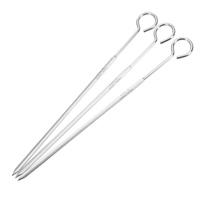 westmark-12602270-piques-brochettes-acier-inoxydable-23-cm-lot-de-3-argent-forma image 1