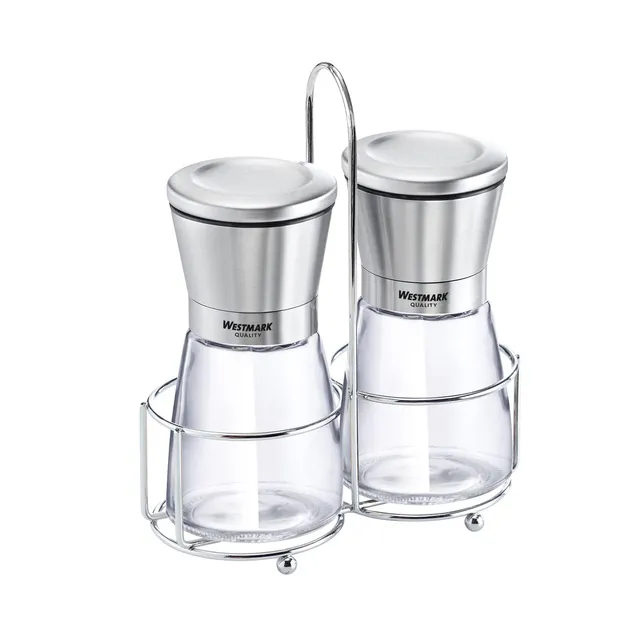 westmark-menage-63362260-moulin-pices-set-de-2-avec-support-et-poign-e-acier-ino image 1