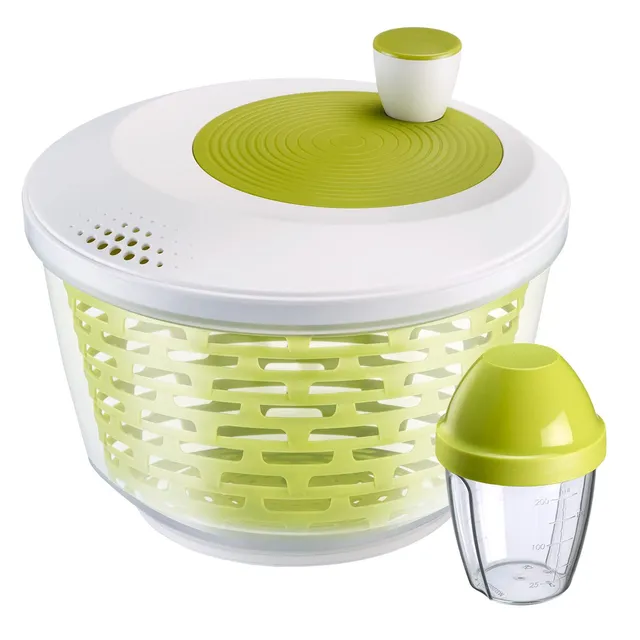 westmark-spinderella-243022e7-set-salade-essoreuse-4-4-l-shaker-vinaigrette-mix- image 1