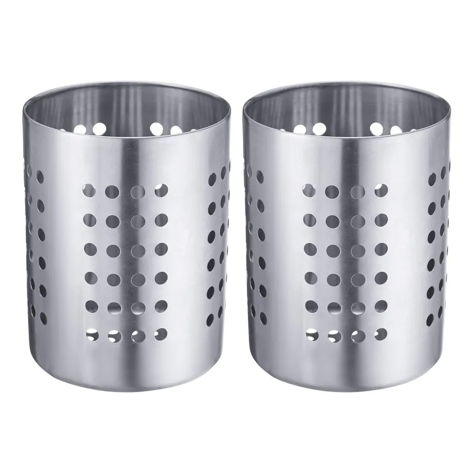 westmark-lot-de-2-gouttoirs-couverts-ronds-en-acier-inoxydable-10-x-13-cm-porte- image 1