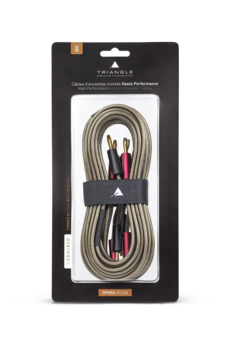 triangle-op-ra-c-bles-enceintes-hi-fi-cuivre-ofc-2-5-mm-fiches-banane-pr-mont-es image 1