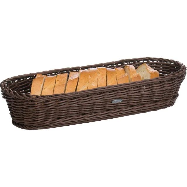 saleen-2038886-corbeille-baguette-40-x-16-x-8-cm-vannerie-synth-tique-marron-ada image 1
