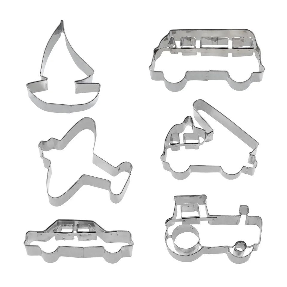 westmark-363022e6-set-de-6-emporte-pi-ces-v-hicules-en-acier-inoxydable image 1