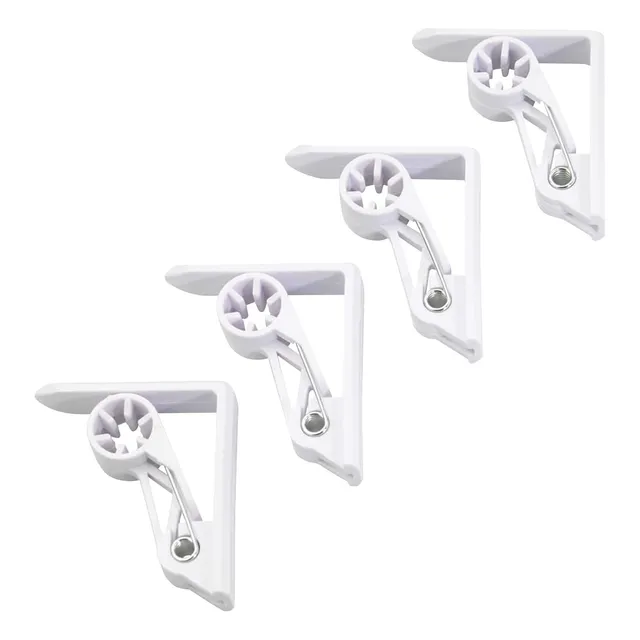 westmark-64282280-set-de-4-pinces-nappes-avec-m-canisme-ressort-plastique-abs-al image 1