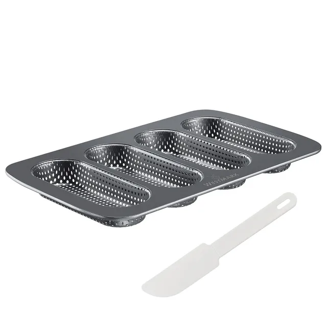 westmark-327222e6-moule-burger-d-mouleur-en-acier-anti-adh-sif-lot-de-2-pi-ces image 1
