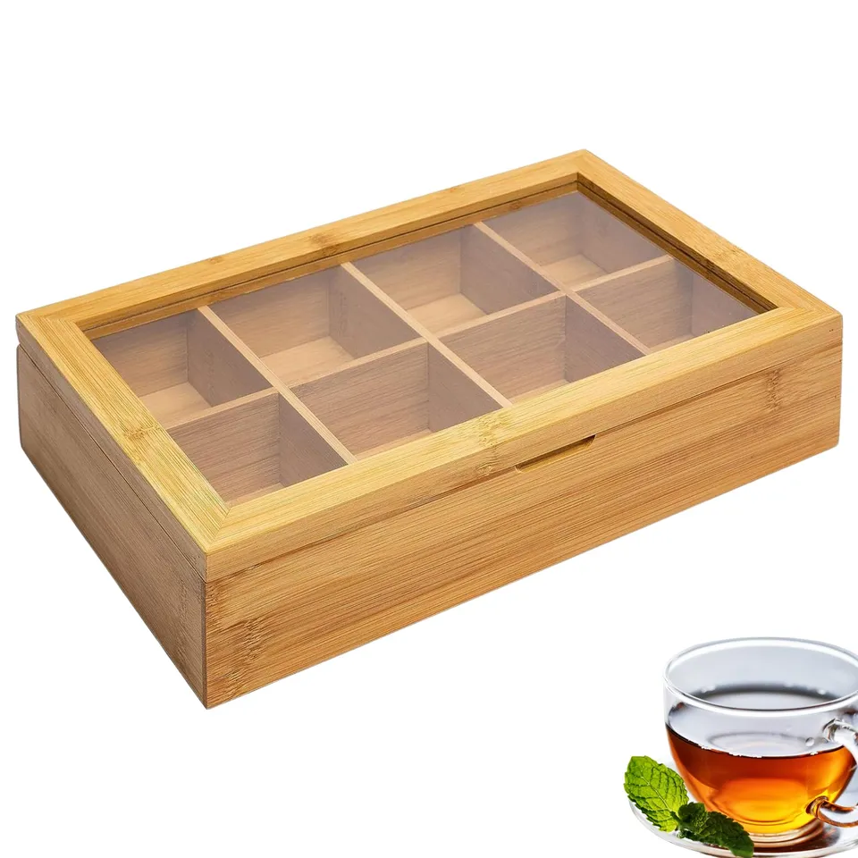 westmark-teatime-15732260-bo-te-th-en-bambou-8-compartiments-couvercle-magn-tiqu image 1