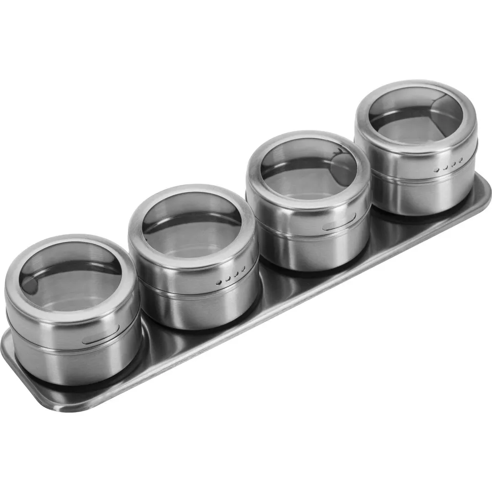 westmark-set-de-pots-pices-5-pi-ces-en-acier-inoxydable-avec-shakers-magn-tiques image 1