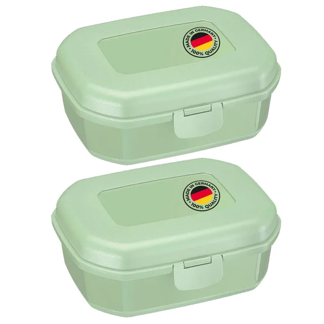 westmark-maxi-235222em-lot-de-2-bo-tes-snack-avec-fermeture-clic-hauteur-7-4-cm- image 1