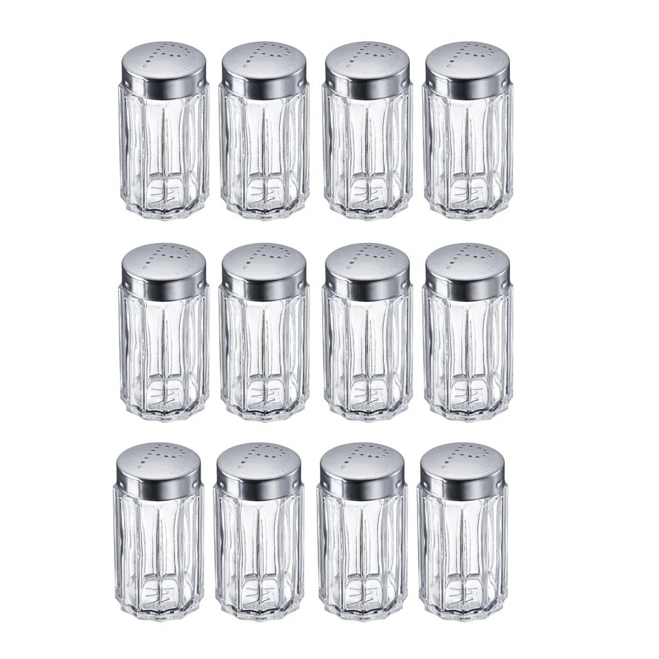 westmark-traditionnel-63102611-pr-sentoir-poivri-res-12-pi-ces-50-ml-verre-acier image 1