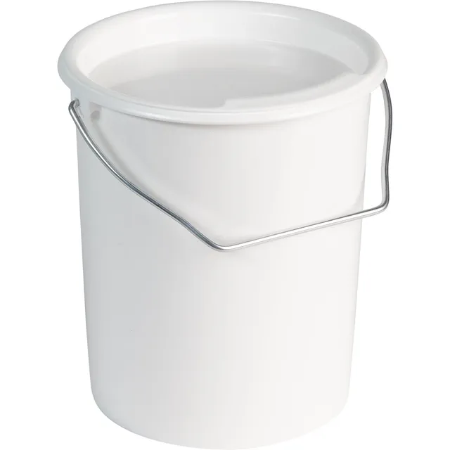 westmark-seau-lait-et-provisions-3-l-avec-anse-et-couvercle-plastique-pe-blanc-2 image 1