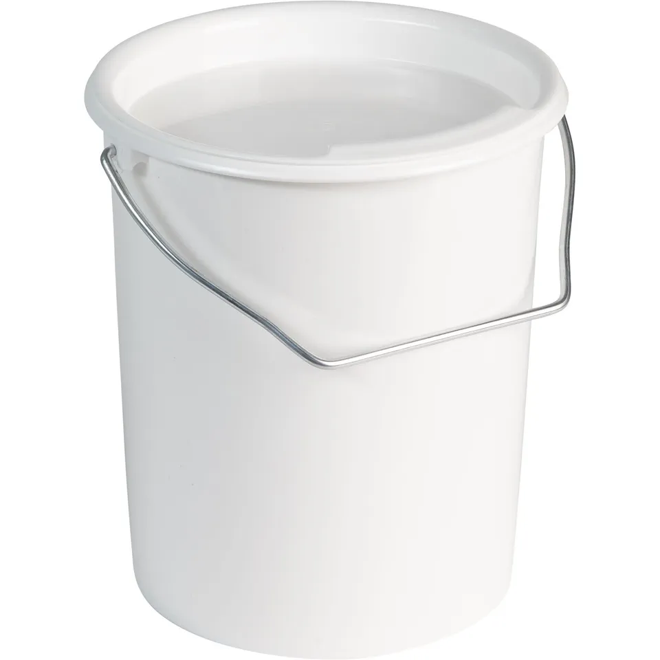 westmark-seau-lait-et-provisions-3-l-avec-anse-et-couvercle-plastique-pe-blanc-2 image 1