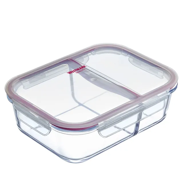 westmark-234622e1-bo-te-fra-cheur-en-verre-980-ml-avec-2-compartiments-s-par-s-c image 1