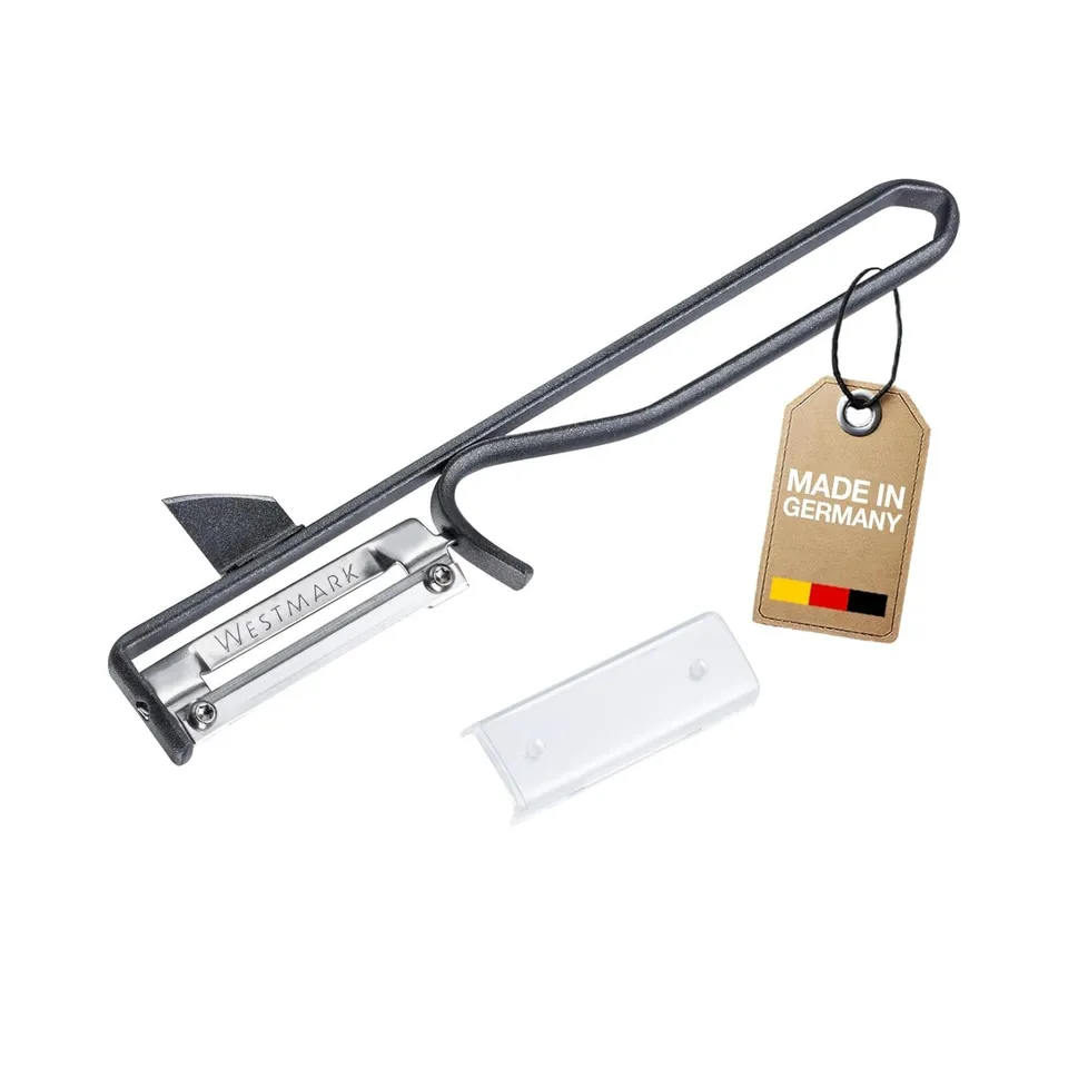 westmark-black-edition-plucheur-pendulaire-universel-en-acier-avec-lame-en-acier image 1