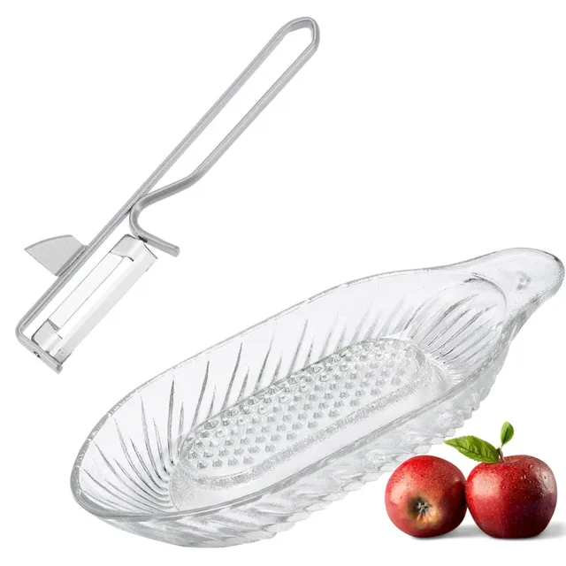 westmark-r-pe-pomme-et-plucheur-set-2-pi-ces-verre-inox-acier-140-ml-115222e6 image 1
