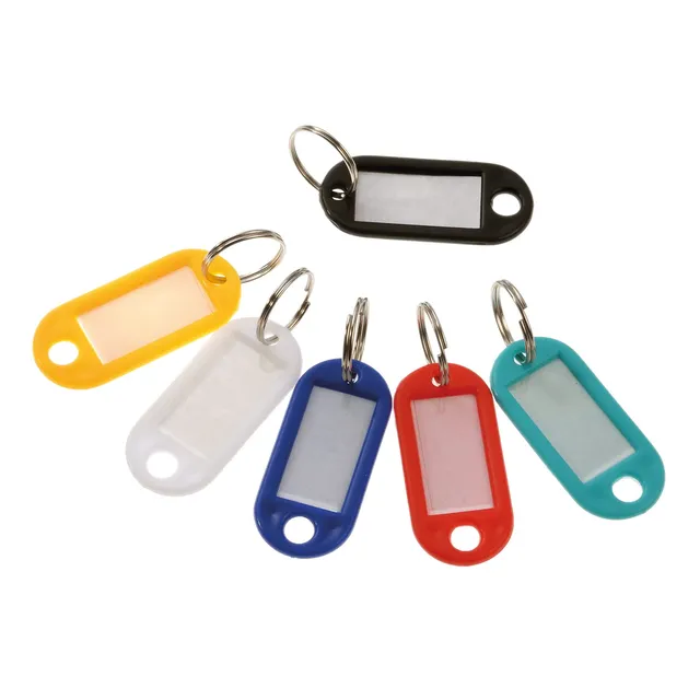 westmark-set-de-6-porte-cl-s-tiquettes-7-cm-multicolore-avec-carte-d-criture image 1