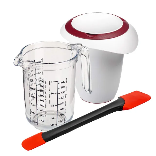 westmark-gerda-duo-306822e8-set-de-3-verre-doseur-1-l-batteur-avec-couvercle-et- image 1