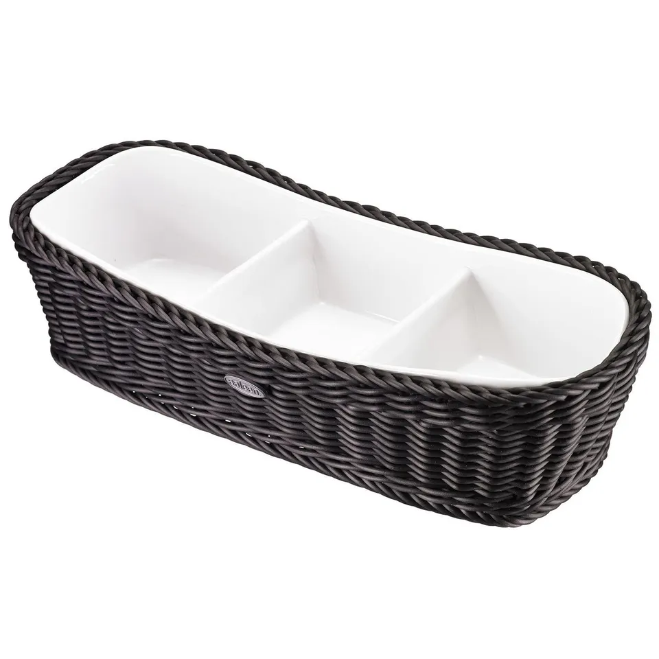 westmark-saleen-2101819160-panier-rectangulaire-avec-bol-en-porcelaine-3-compart image 1