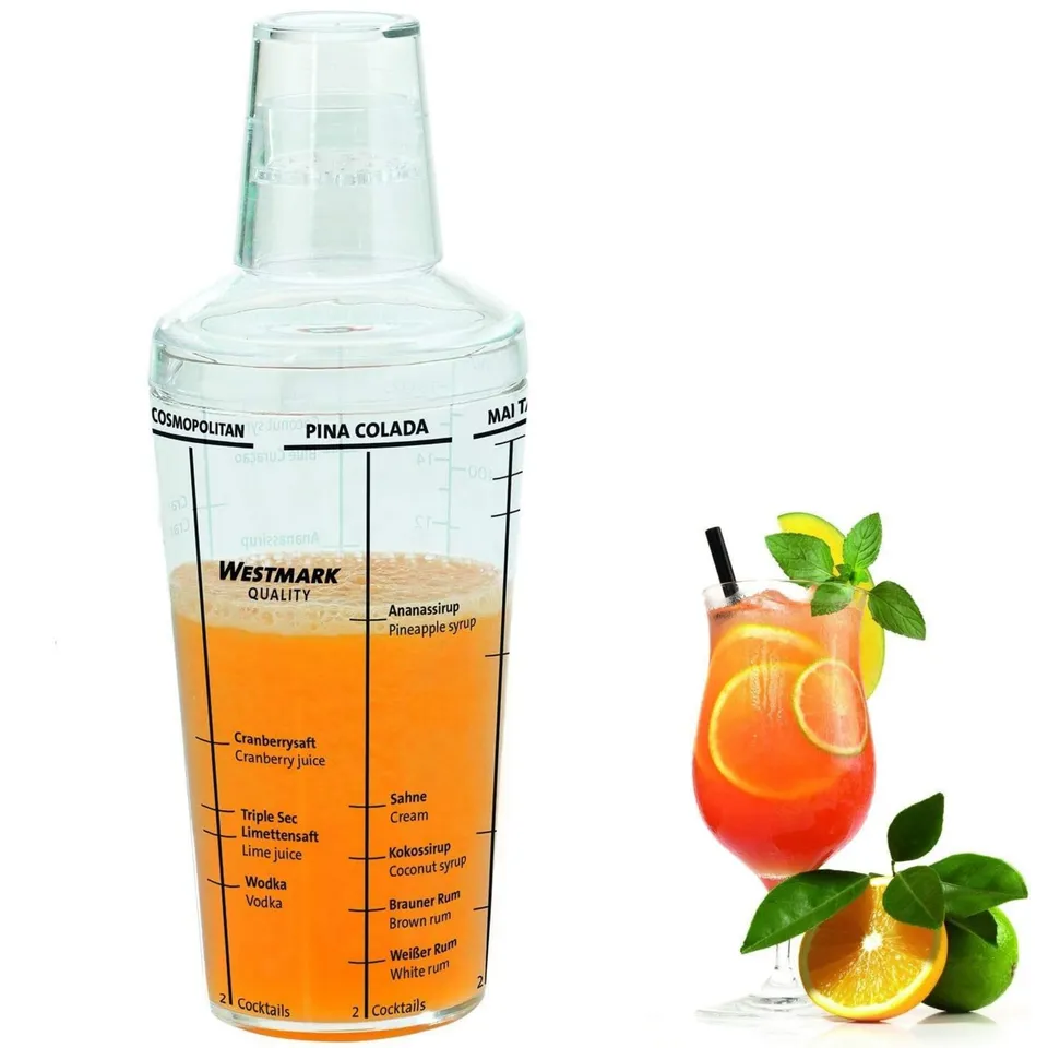 westmark-casablanca-62892260-shaker-cocktails-0-5-l-avec-5-recettes-imprim-es-et image 1