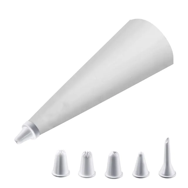 westmark-30862260-set-de-7-poches-douille-en-polypropyl-ne-blanc-poche-adaptateu image 1