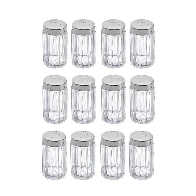 westmark-traditionnel-63012611-pr-sentoir-sel-12-pi-ces-50-ml-verre-acier-inoxyd image 1