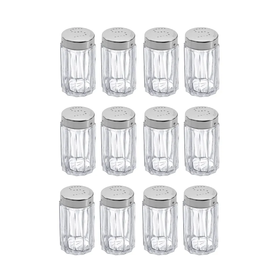 westmark-traditionnel-63012611-pr-sentoir-sel-12-pi-ces-50-ml-verre-acier-inoxyd image 1