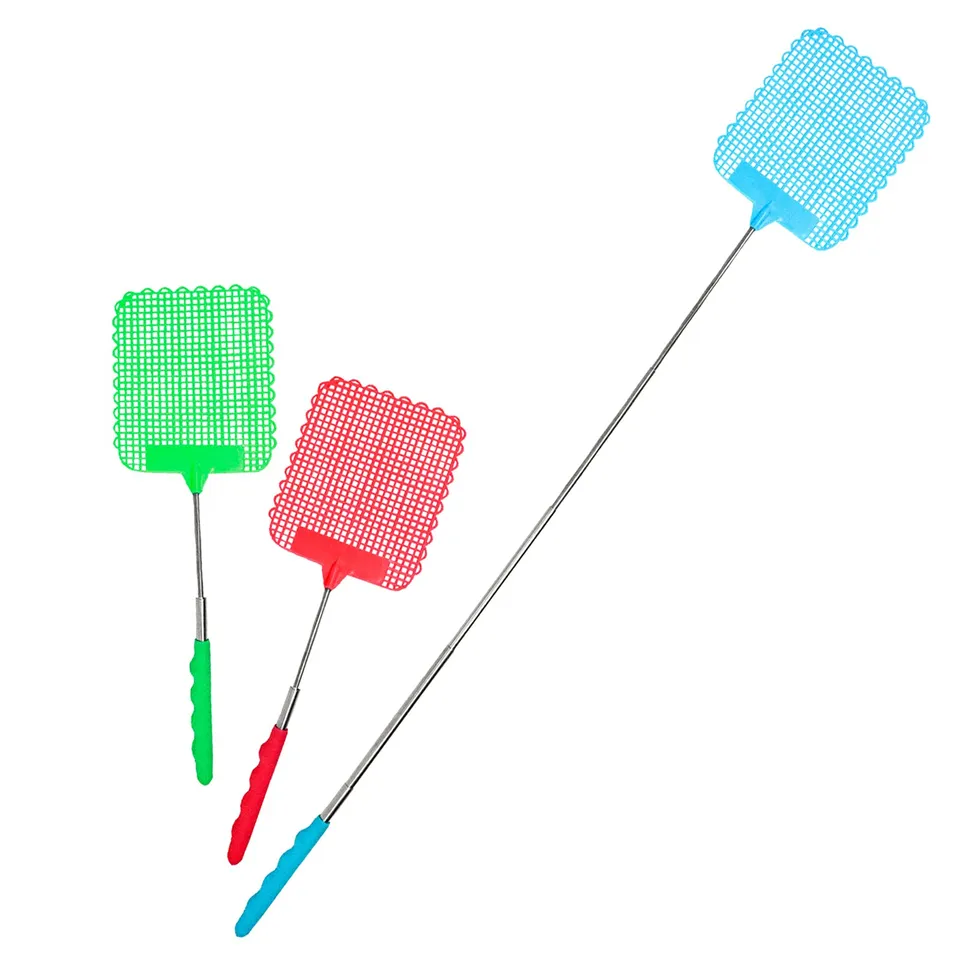 westmark-508022e3-lot-de-3-tapettes-mouches-avec-poign-e-t-lescopique-en-acier-i image 1