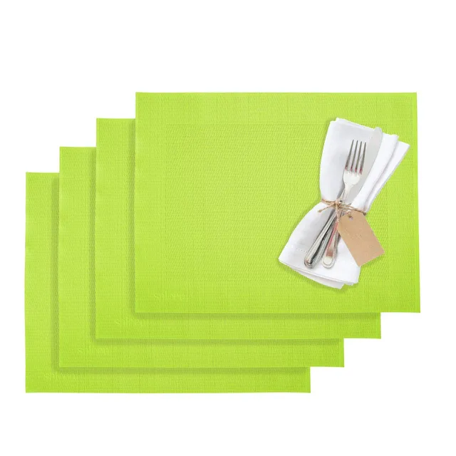 westmark-saleen-home-set-de-4-sets-de-table-synth-tiques-42-x-32-cm-vert-aspect- image 1