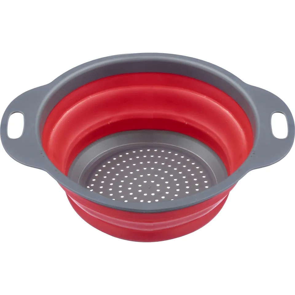 westmark-passoire-pliable-repliable-22-cm-plastique-pp-tpe-anthracite-rouge-2122 image 1