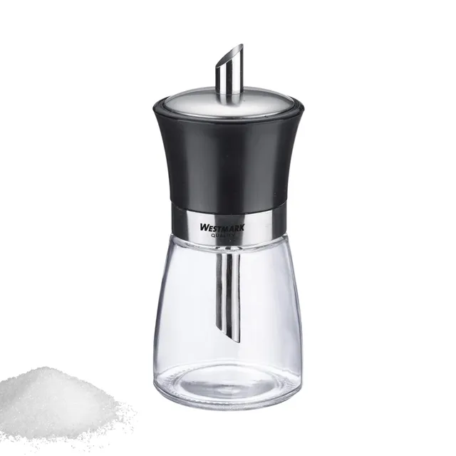 westmark-blacky-63592260-distributeur-de-sucre-doseur-190-ml-verre-inox-plastiqu image 1