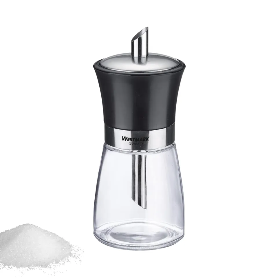 westmark-blacky-63592260-distributeur-de-sucre-doseur-190-ml-verre-inox-plastiqu image 1