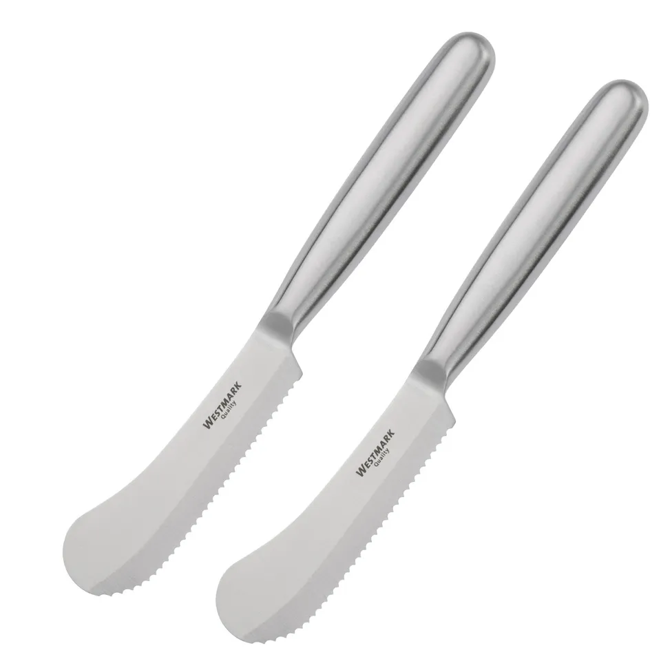 westmark-135922e3-lot-de-2-couteaux-d-jeuner-beurre-lame-dentel-e-22-cm-acier-in image 1