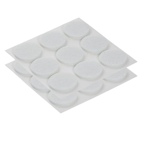 westmark-patins-en-feutre-16-pi-ces-25-mm-blanc-protection-des-sols-d-licats image 7