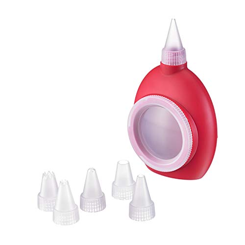 westmark-31122280-flacon-d-corer-en-silicone-blanc-rouge-avec-6-douilles-set-de- image 6