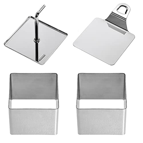 westmark-16342260-emporte-pi-ce-carr-4-pi-ces-m-tal-argent-6-5-x-6-5-x-5-5-cm image 8