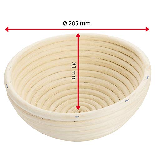 westmark-32072270-banneton-pain-rond-en-osier-naturel-20-5-cm-pour-1000-1500-g-d image 7