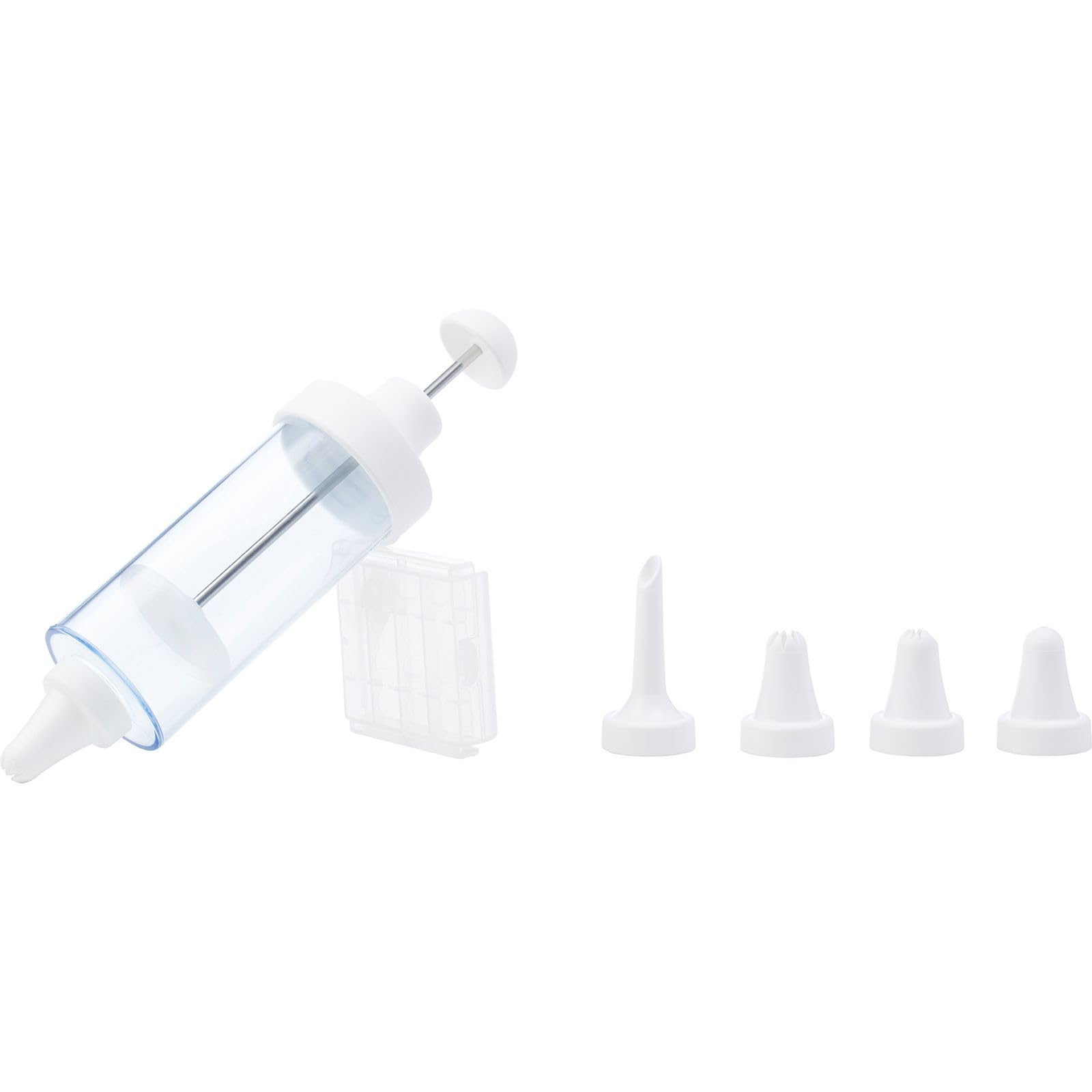 westmark-31152260-seringue-de-d-coration-et-garnissage-180-ml-avec-5-douilles-pi image 1