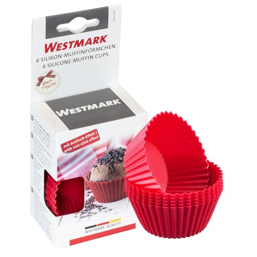 westmark-30142260-moules-muffin-silicone-set-de-6-7-x-7-x-3-cm-anti-adh-sif-roug image 8