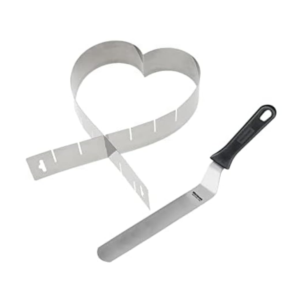 westmark-heart-313422e8-moule-p-tisserie-en-forme-de-c-ur-r-glable-14-5-27-cm-sa image 1
