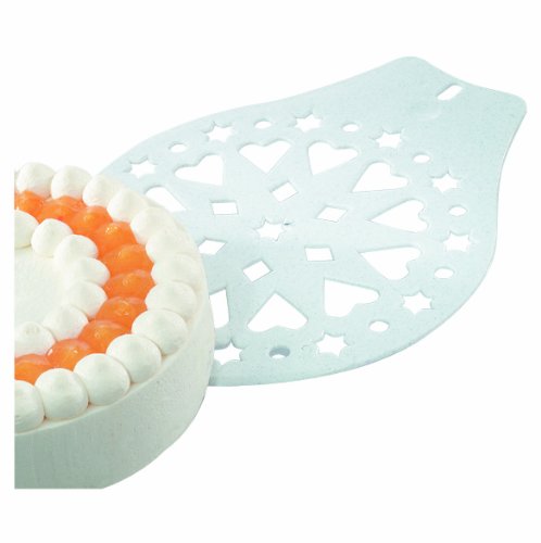 westmark-l-ve-g-teaux-et-tartes-avec-pochoir-de-d-coration-28-2-cm-plastique-bla image 3