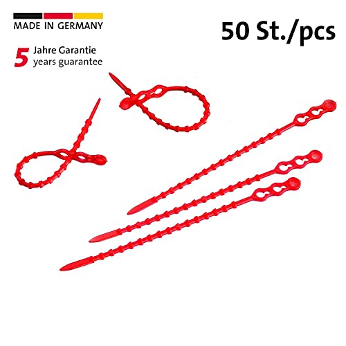 westmark-attaches-rapides-r-utilisables-50-pi-ces-12-cm-plastique-pe-rouge-ficel image 8