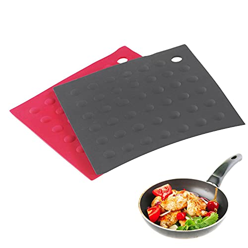 westmark-15582270-dessous-de-plat-en-silicone-rouge-noir-17-7-x-17-7-cm-lot-de-2 image 8