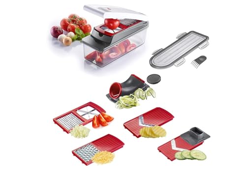 westmark-dicer-star-plus-97112260-mandoline-coupe-l-gumes-12-pi-ces-avec-r-cipie image 7
