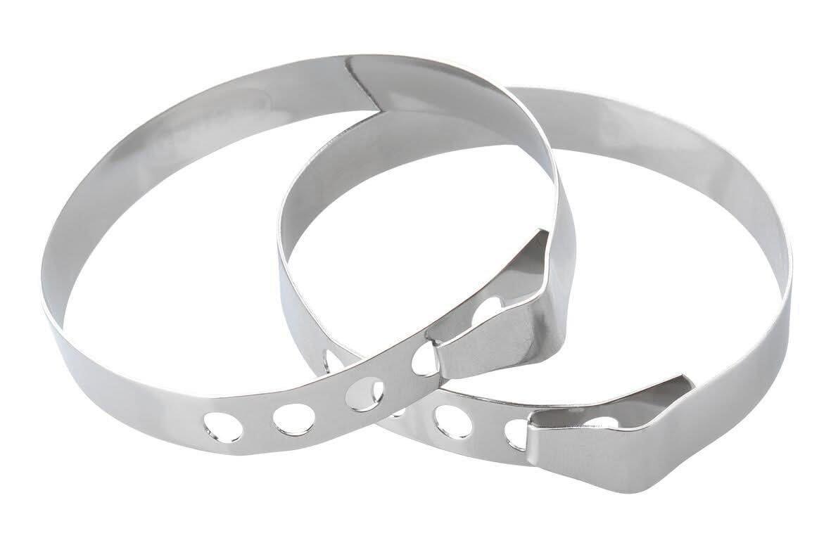 westmark-10232280-lot-de-6-anneaux-roulade-r-glables-en-acier-inoxydable-5-5-x-5 image 1