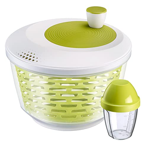 westmark-spinderella-243022e7-set-salade-essoreuse-4-4-l-shaker-vinaigrette-mix- image 7