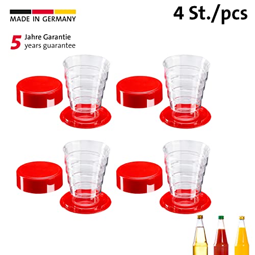 westmark-511822e3-gobelets-klipp-klapp-fermeture-clip-ps-lot-de-4 image 8