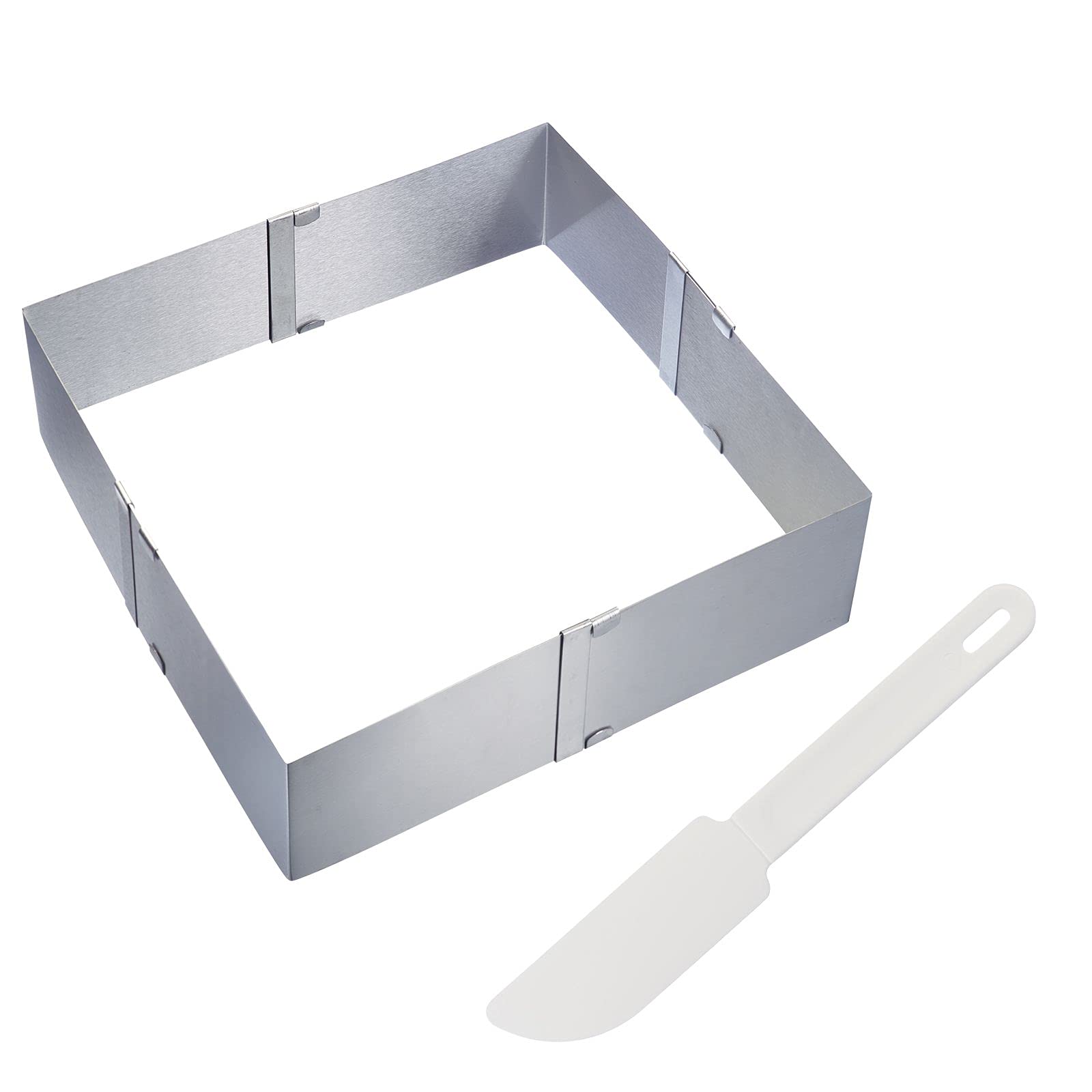 westmark-313322e6-cadre-p-tisserie-r-glable-en-acier-inoxydable-avec-raclette-ki image 1